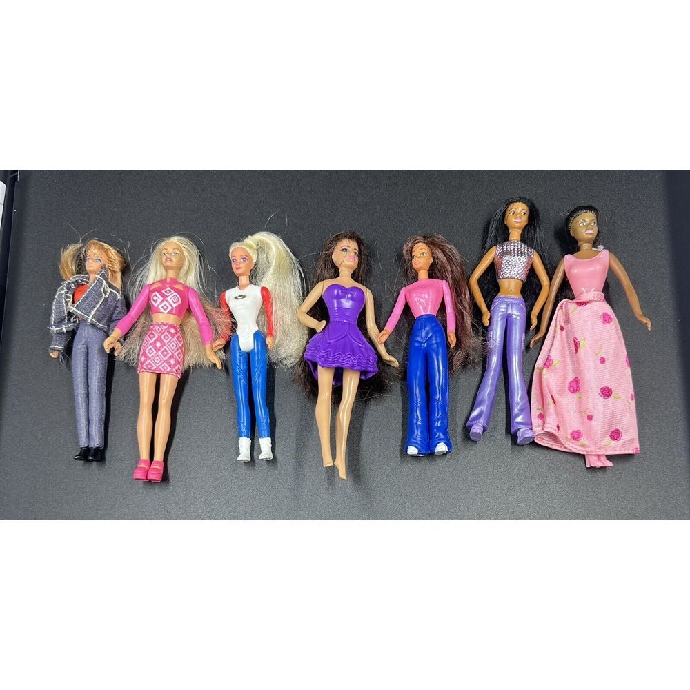 Vintage McDonald's Barbie Doll Happy Meal Toys Lot Of 7
